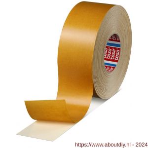 Tesa 4964 Tesafix 50 m x 75 mm wit dubbelzijdige tape met textielen drager - A11650237 - afbeelding 1