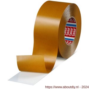 Tesa 4970 Tesafix 50 m x 75 mm wit dubbelzijdige folie tape met grote kleefkracht - A11650111 - afbeelding 1