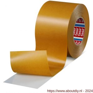 Tesa 4970 Tesafix 50 m x 100 mm wit dubbelzijdige folie tape met grote kleefkracht - A11650112 - afbeelding 1