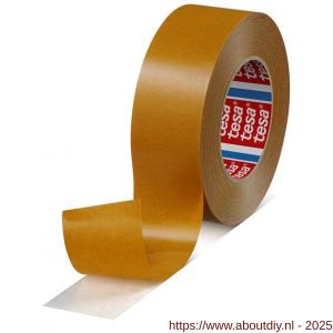 Tesa 51571 Tesafix 50 m x 50 mm transparant sterke dubbelzijdige non woven tape - A11650239 - afbeelding 2