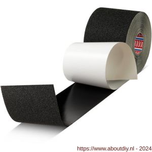 Tesa 60950 Tesaband 15 m x 100 mm zwart anti slip-tape - A11650240 - afbeelding 2