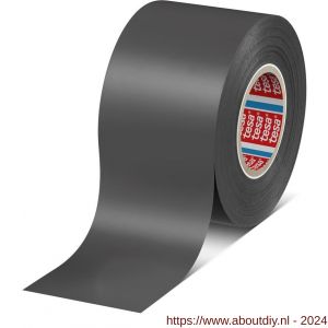 Tesa 4163 Tesaflex 33 m x 50 mm grijs Soft PVC tape - A11650250 - afbeelding 1