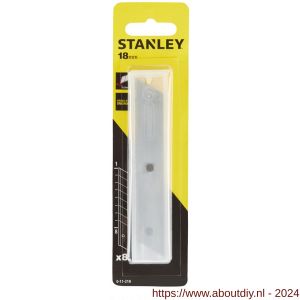 Stanley reserve afbreekmesje 18 mm set 8 stuks dispenser - A51021473 - afbeelding 6