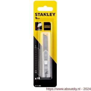 Stanley reserve afbreekmesje 9 mm set 10 stuks dispenser - A51021474 - afbeelding 6
