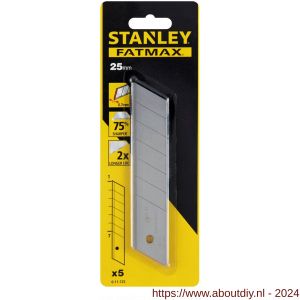 Stanley FatMax reserve afbreekmes 25 mm set 5 stuks - A51021485 - afbeelding 4