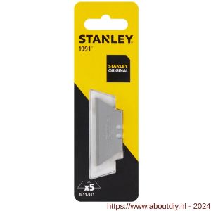 Stanley reserve mesjes 1991 zonder gaten set 5 stuks op kaart - A51021540 - afbeelding 4