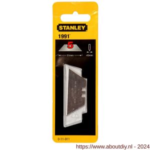 Stanley reserve mesjes 1991 zonder gaten set 5 stuks op kaart - A51021540 - afbeelding 5