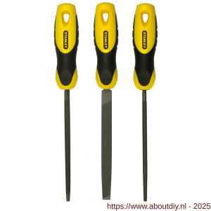 Stanley 3 delige set vijlen bastaard 150 mm - A51021739 - afbeelding 2