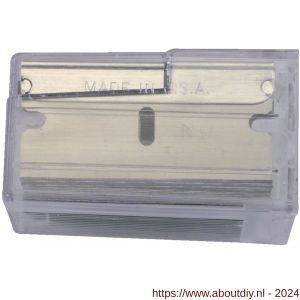 Stanley reserve mesjes voor glasschraper metaal 0-28-500 set 10 stuks op kaart - A51021118 - afbeelding 1