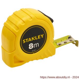 Stanley rolbandmaat 8 m 25 mm op kaart - A51020881 - afbeelding 1