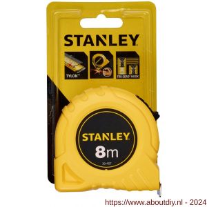 Stanley rolbandmaat 8 m 25 mm op kaart - A51020881 - afbeelding 3