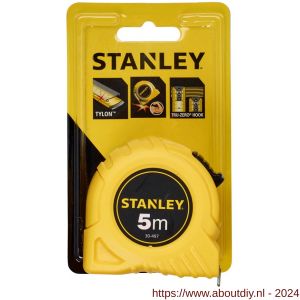 Stanley rolbandmaat 5 m 19 mm op kaart - A51020879 - afbeelding 4