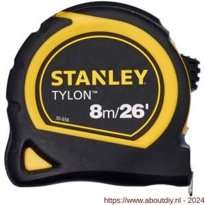 Stanley rolbandmaat Tylon 8 m-24 foot x 25 mm - A51020887 - afbeelding 2