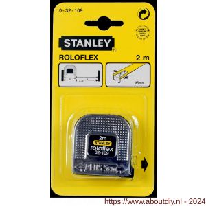 Stanley rolbandmaat zonder stop Roloflex 2 m x 16 mm - A51020938 - afbeelding 2