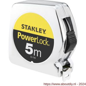 Stanley rolbandmaat Powerlock 5 m x 19 mm - A51020889 - afbeelding 2