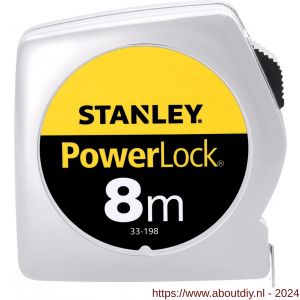 Stanley rolbandmaat Powerlock 8 m x 25 mm - A51020893 - afbeelding 2