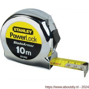 Stanley rolbandmaat Powerlock Blade Armor 10 m op kaart - A51020904 - afbeelding 2