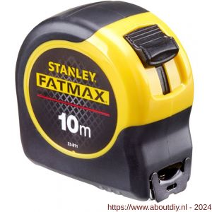 Stanley FatMax rolbandmaat Blade Armor 10 m - A51020907 - afbeelding 1