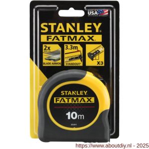 Stanley FatMax rolbandmaat Blade Armor 10 m - A51020907 - afbeelding 4