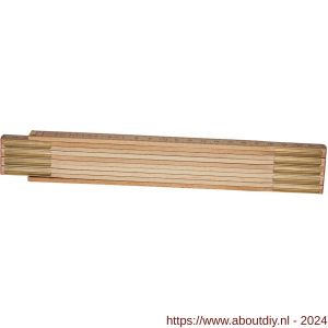 Stanley duimstok 2 m 15 mm hout - A51020873 - afbeelding 1