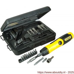 Stanley 22 delige pistoolgreep Ratel-Bit set - A51021177 - afbeelding 2