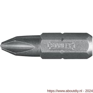 Stanley 1/4 inch schroefbit Phillips nummer 2 25 mm - A51020335 - afbeelding 1