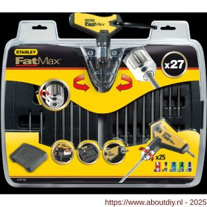 Stanley FatMax stiftsleutelset pistoolgreep met ratel 27 delig - A51021413 - afbeelding 3