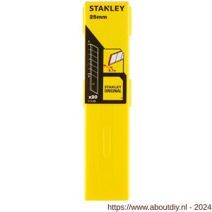 Stanley reserve afbreekmesje 25 mm bulk set 20 stuks - A51021480 - afbeelding 5