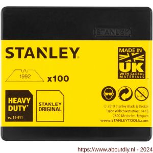 Stanley reserve mesjes 1992 zonder gaten doos 100 stuks - A51021557 - afbeelding 6