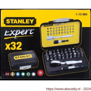Stanley bitset Expert Pro 1/4 inch ratelsleutel 32 delig - A51020356 - afbeelding 2