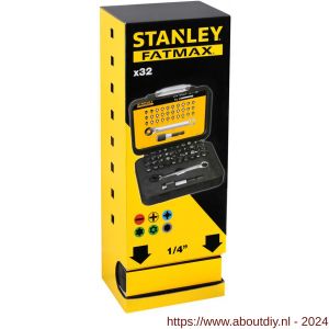 Stanley bitset Expert Pro 1/4 inch ringsteeksleutel 32 delig - A51020357 - afbeelding 3