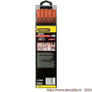 Stanley metaalzaag reserve blad Rubis 300 mm 32 tanden per inch doos 100 stuks - A51021849 - afbeelding 5