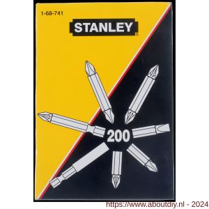 Stanley assortiment bits 200 delig - A51020366 - afbeelding 2