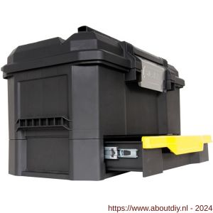 Stanley gereedschapskoffer 19 inch met drukslot en lade - A51020092 - afbeelding 3