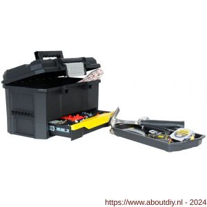Stanley gereedschapskoffer 19 inch met drukslot en lade - A51020092 - afbeelding 5