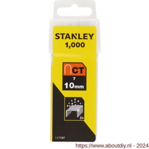 Stanley krammen 10 mm type 7 1000 stuks - A51020009 - afbeelding 2