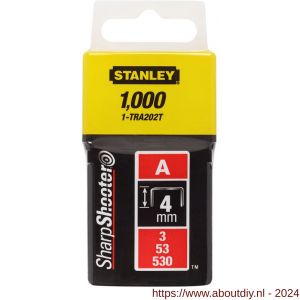 Stanley nieten 10 mm type A 1000 stuks - A51020025 - afbeelding 3