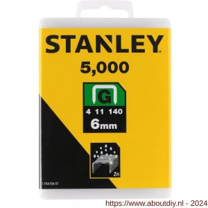 Stanley nieten 12 mm 1/2 inch type G 1000 stuks - A51020036 - afbeelding 3