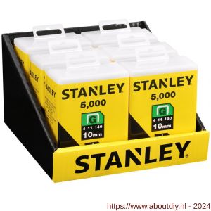 Stanley nieten 10 mm type G 5000 stuks - A51020030 - afbeelding 3