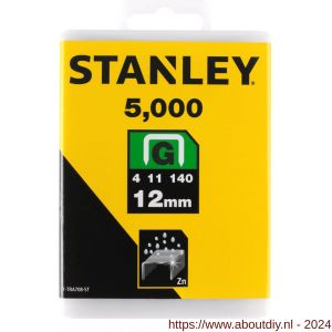 Stanley nieten 12 mm type G 5000 stuks - A51020031 - afbeelding 2