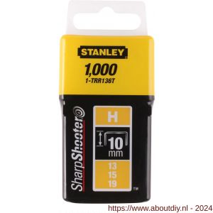 Stanley nieten 10 mm type H 1000 stuks - A51020018 - afbeelding 1