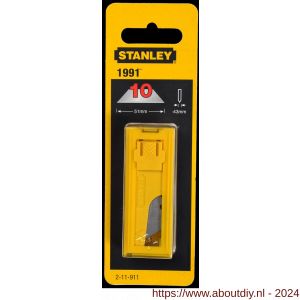 Stanley reserve mesjes 1991 zonder gaten set 10 stuks met dispenser - A51021541 - afbeelding 7