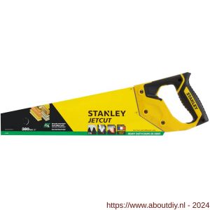 Stanley hout handzaag JetCut SP 380 mm 7 tanden per inch - A51021774 - afbeelding 3