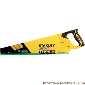 Stanley hout handzaag JetCut SP 450 mm 7 tanden per inch - A51021775 - afbeelding 3