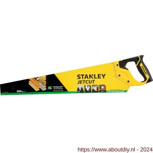 Stanley hout handzaag JetCut SP 550 mm 7 tanden per inch - A51021777 - afbeelding 3