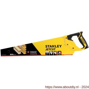Stanley hout handzaag JetCut HP Fine 500 mm 11 tanden per inch - A51021780 - afbeelding 3