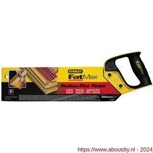 Stanley FatMax hout kapzaag 350 mm 11 tanden per inch - A51021802 - afbeelding 4