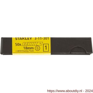 Stanley reserve afbreekmesje 18 mm doos 50 stuks - A51021477 - afbeelding 2