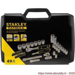 Stanley FatMax dopsleutelset 3/8 inch 49 delig - A51022030 - afbeelding 2