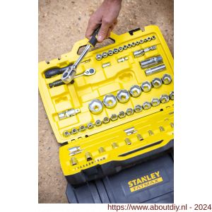 Stanley FatMax dopsleutel-ringsteeksleutelset 1/4 inch en 1/2 inch 49 delig - A51022019 - afbeelding 4